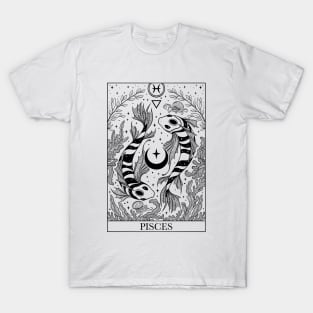 Zodiac sign tarot card Pisces T-Shirt